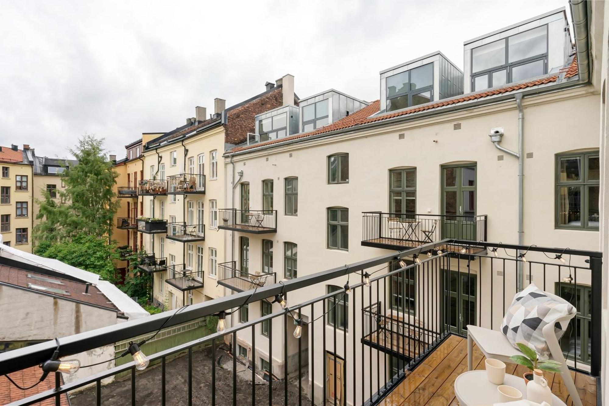 Dinbnb Apartments Gruenerlokka I 2-Bedroom With Balcony Oslo Exteriör bild