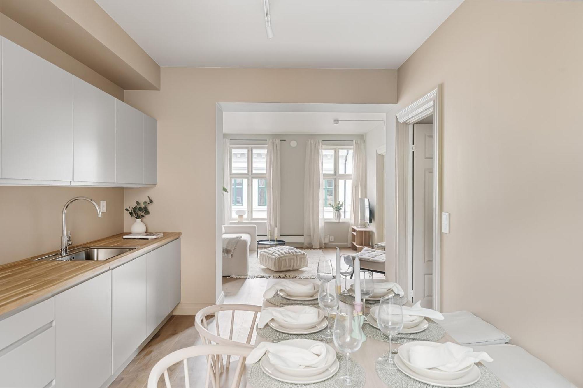 Dinbnb Apartments Gruenerlokka I 2-Bedroom With Balcony Oslo Exteriör bild